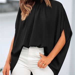 BTFBM Chic Black Women's Blouse